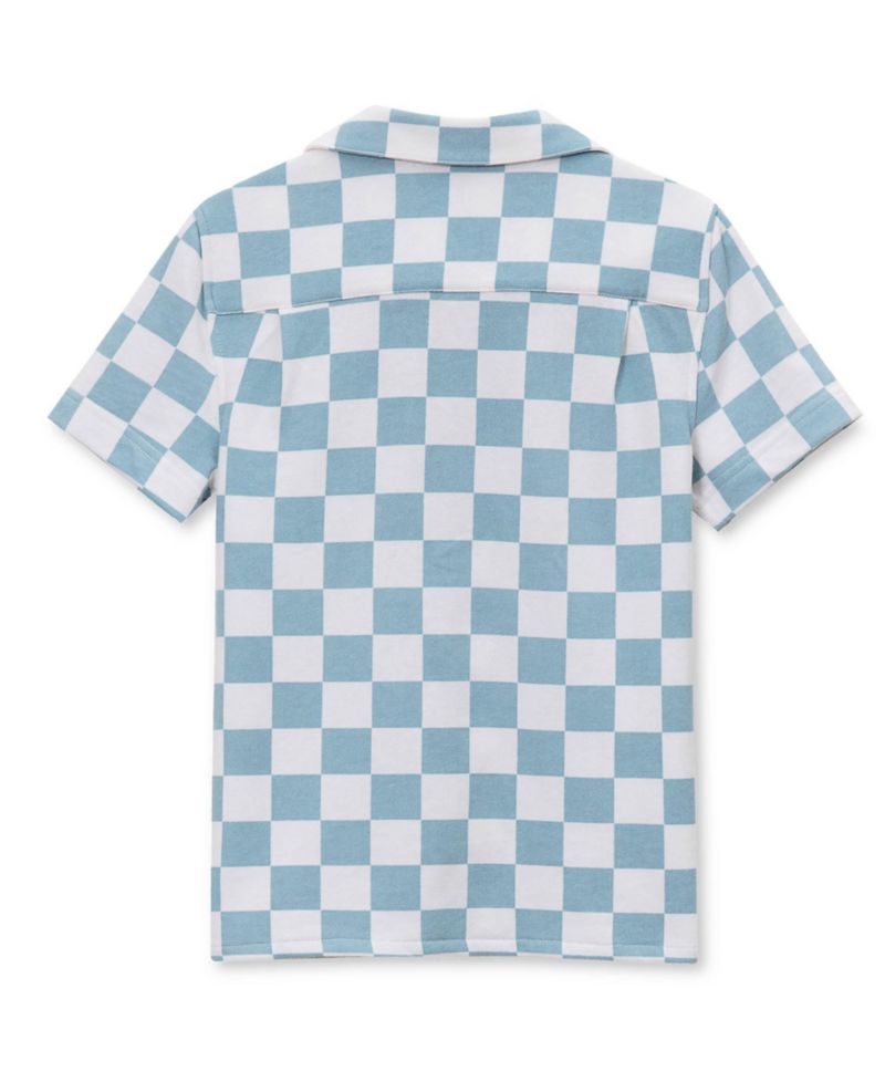 Little And Big Boys Short Sleeve Slub Camp Shirt