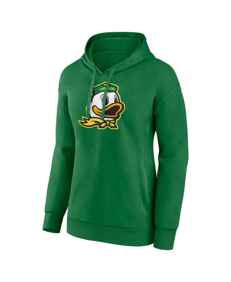 Women's Green Oregon Ducks Evergreen Pullover Hoodie