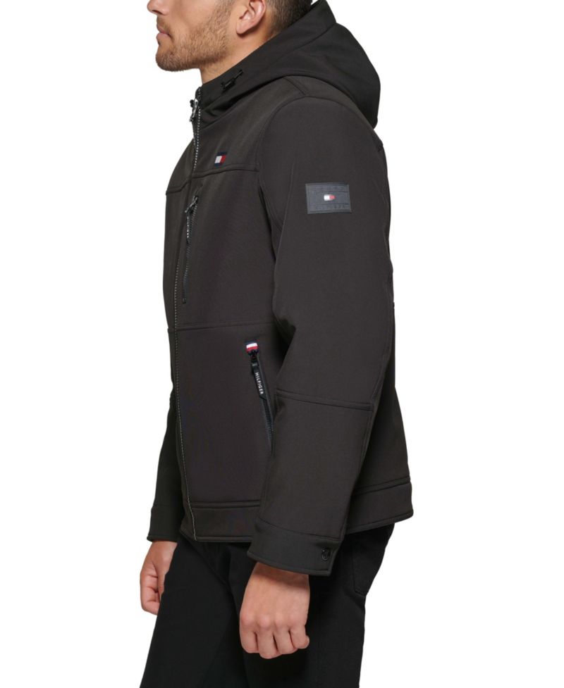 Men's Sherpa-Lined Softshell Hooded Jacket