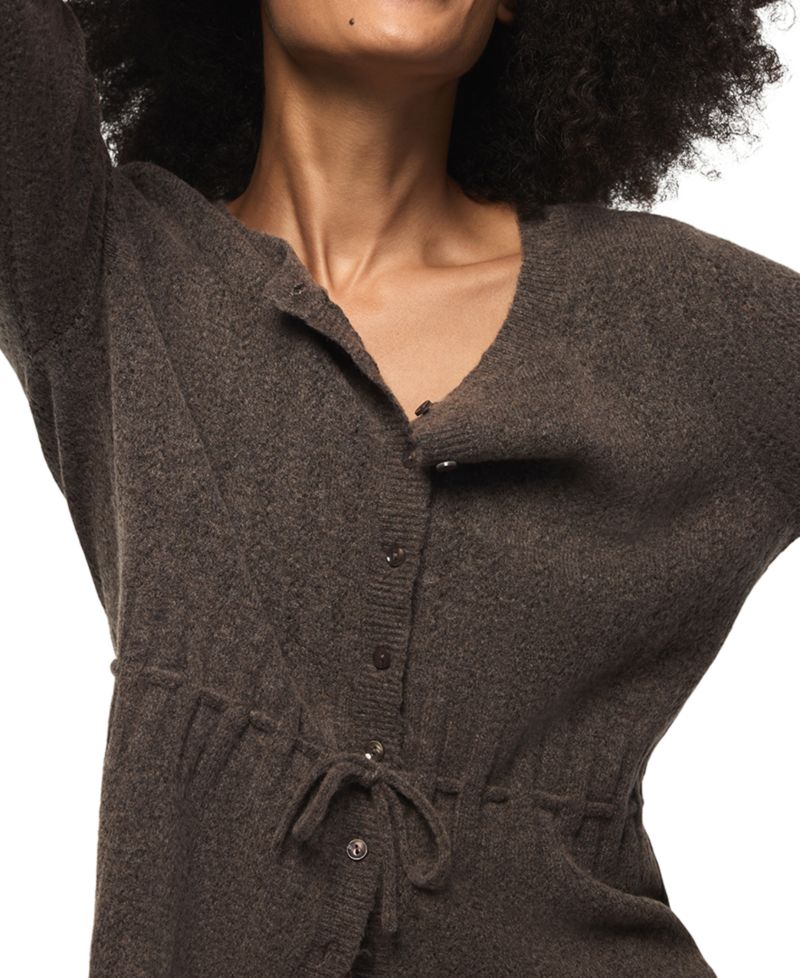 Women's Cloud Soft Babydoll Pointelle Cardigan