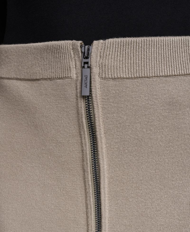 Women's Front Pocket Essentials Pencil Midi High-Waisted Skirt