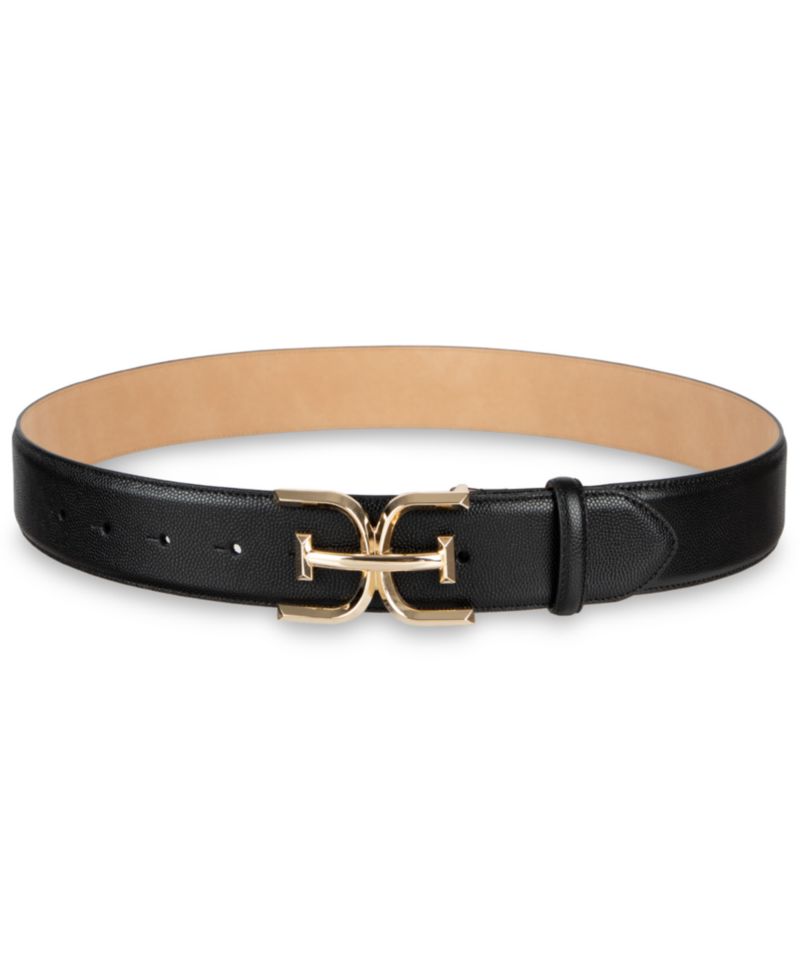 Double-E Logo Plaque Belt
