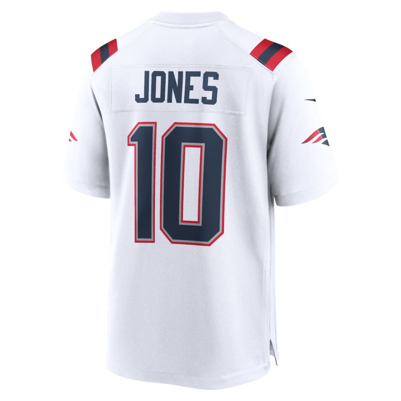 Men's Mac Jones New England Patriots Team Game Jersey