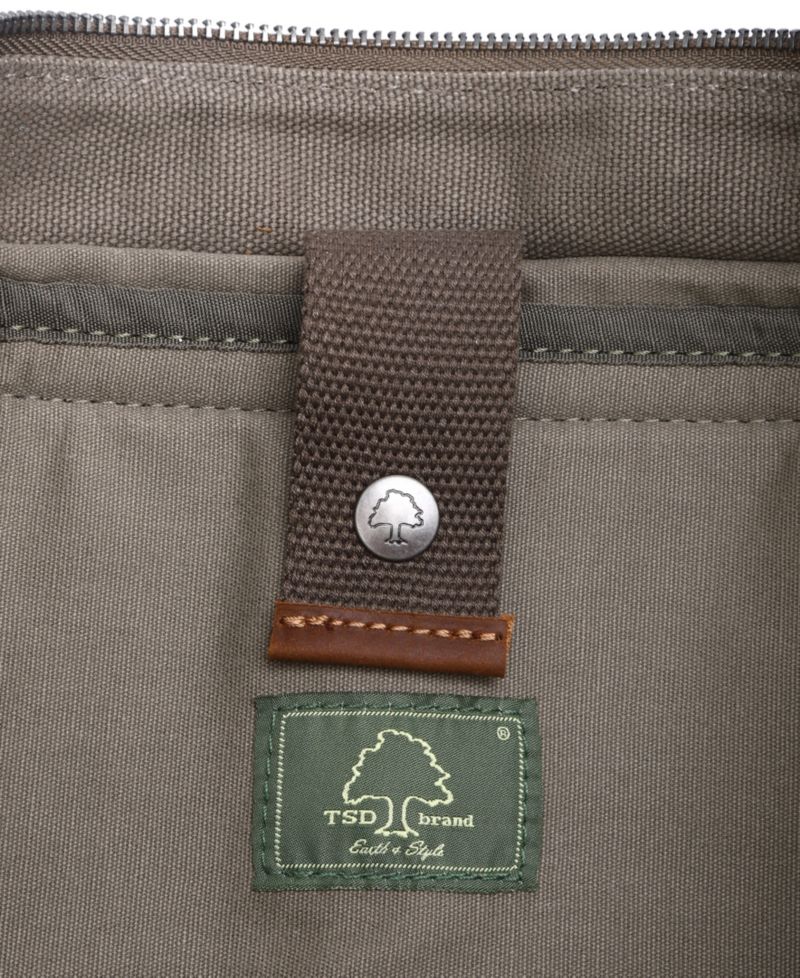 Hudson Canvas Messenger Bag