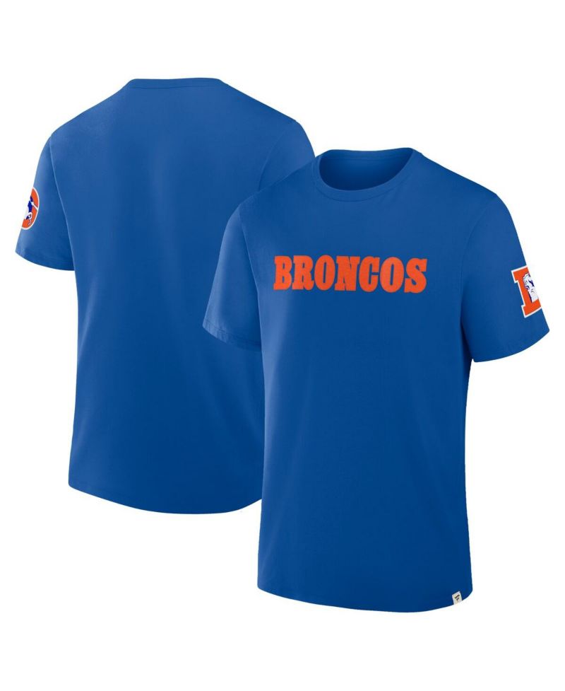 Men's Royal Denver Broncos Elevated Classic Legacy T-Shirt