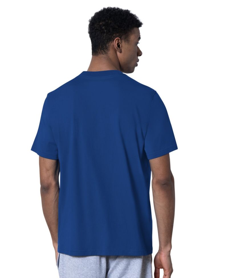 Men's 2-Pack Royal/Gray Denver Broncos Throwback Logo T-Shirt Set