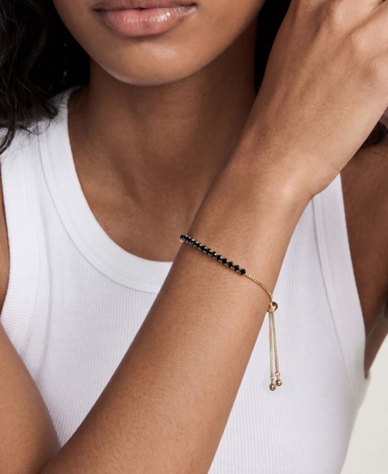 Adjustable Dainty Crystal Bracelet