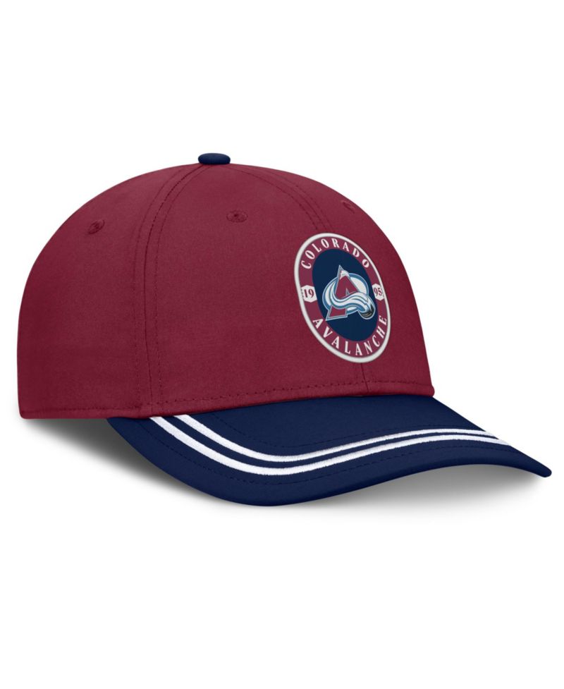 Men's Burgundy/Navy Colorado Avalanche Fundamental Stretch Hat