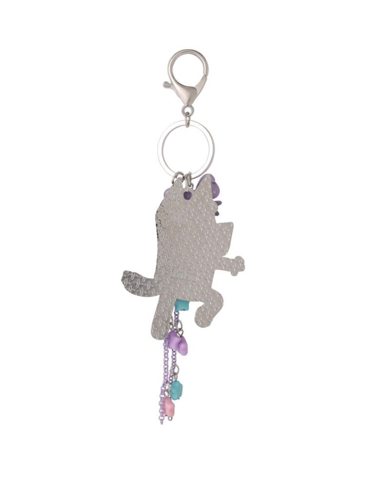 Bag Charms with Lobster Clip, Liquid and Pave Crystals Charm Keychains
