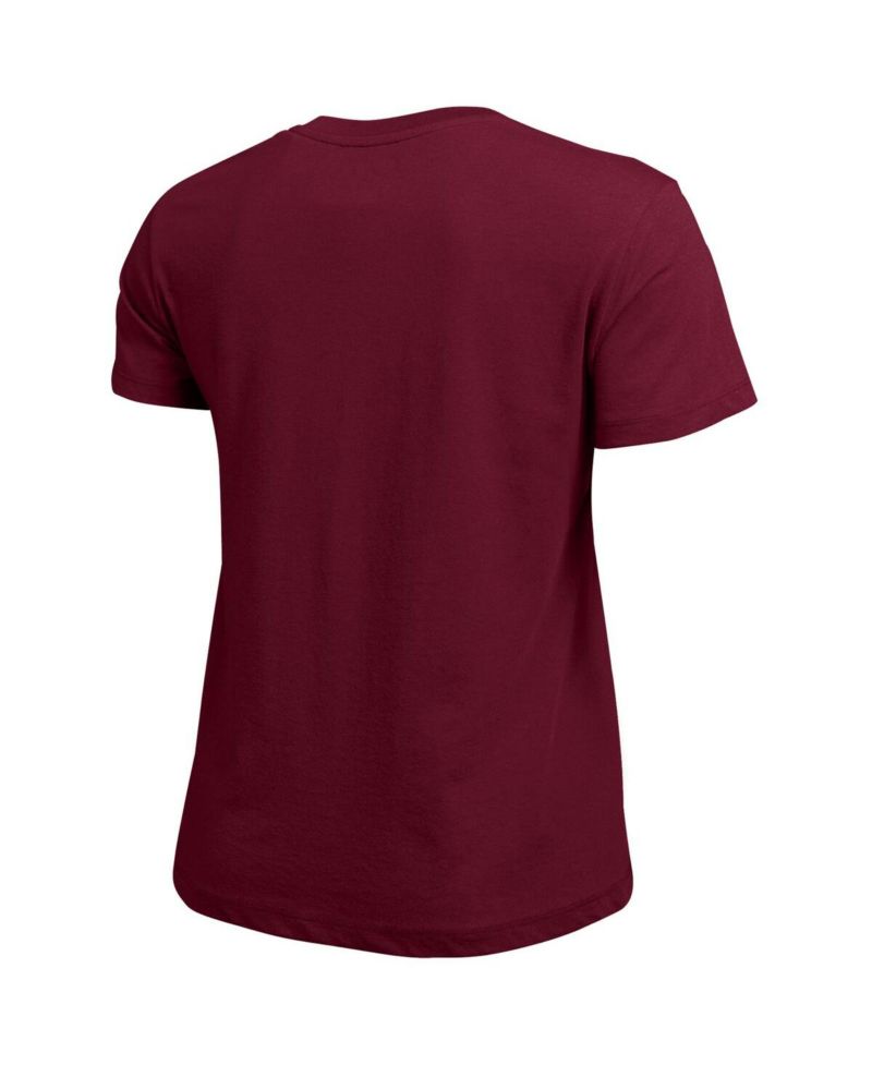 Women's Maroon Arizona State Sun Devils Arched Over Logo T-Shirt
