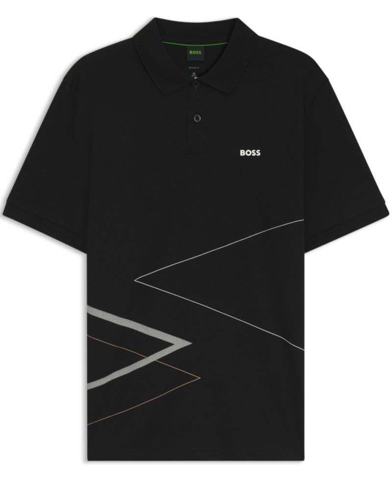Men's Pima Cotton Printed Polo Shirt