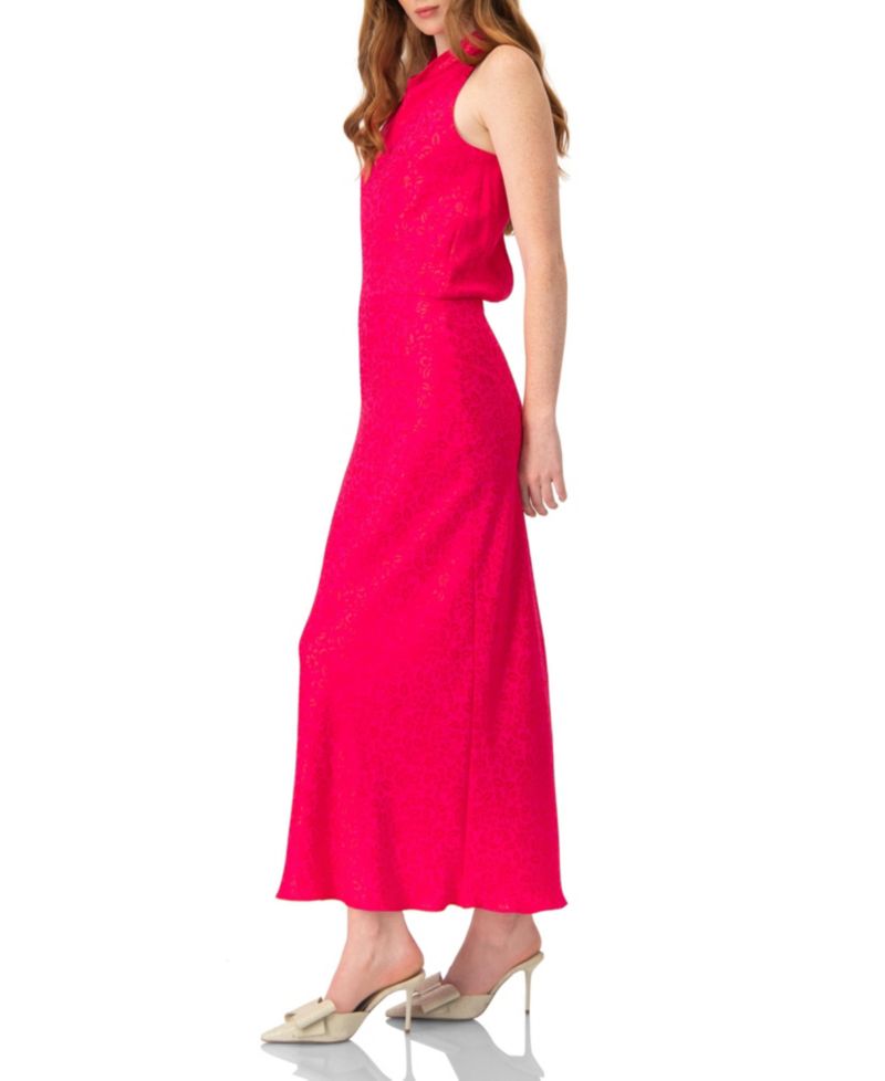 Women's Halter Neck Sleeveless Maxi Dress