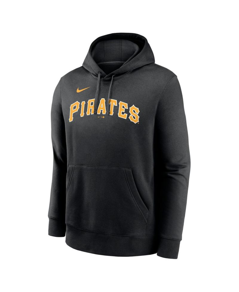 Men's Roberto Clemente Black Pittsburgh Pirates Player Name & Number Club Pullover Hoodie