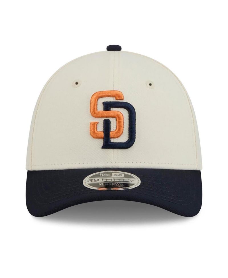 Men's Cream/Navy San Diego Padres 2026 City Connect M-Crown 39THIRTY Flex Hat