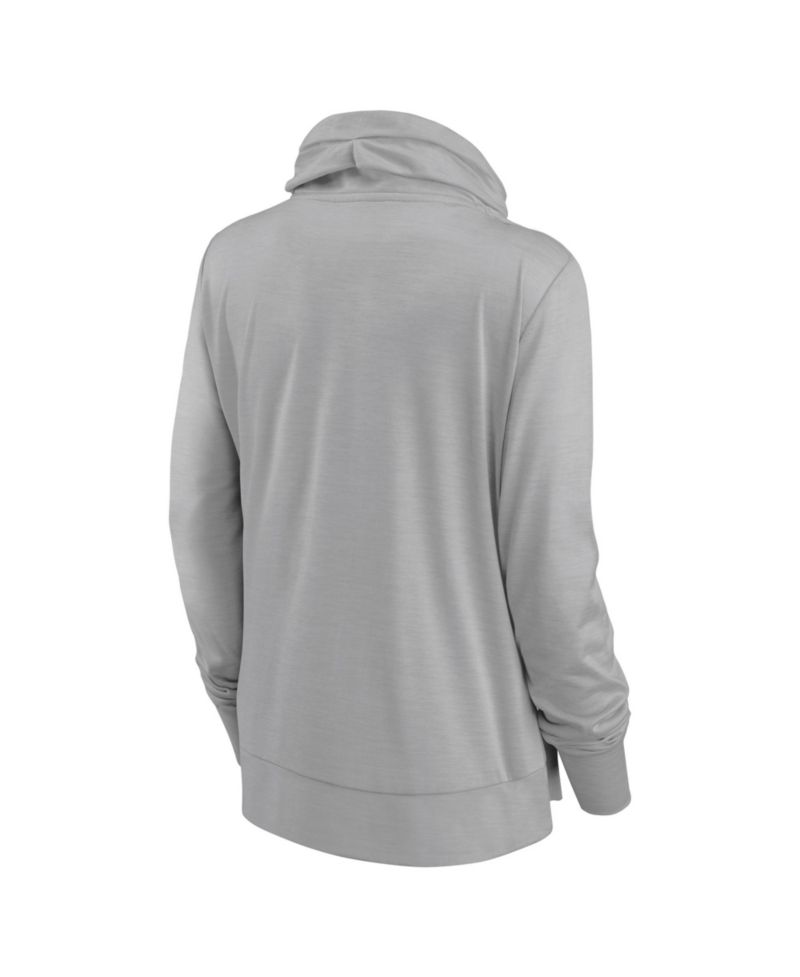 Women's Gray Milwaukee Brewers Break It Loose Full-Zip Jacket