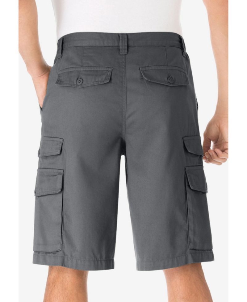 Men's 12 inch Side Elastic Cargo Shorts