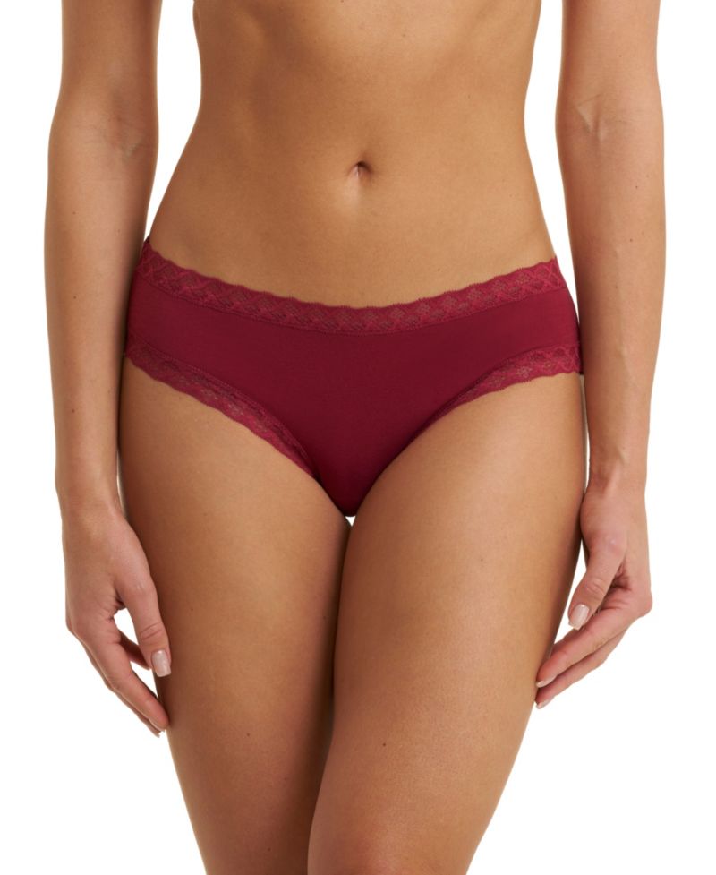 Women's Bliss Lace-Trim Cotton Brief Underwear 156058