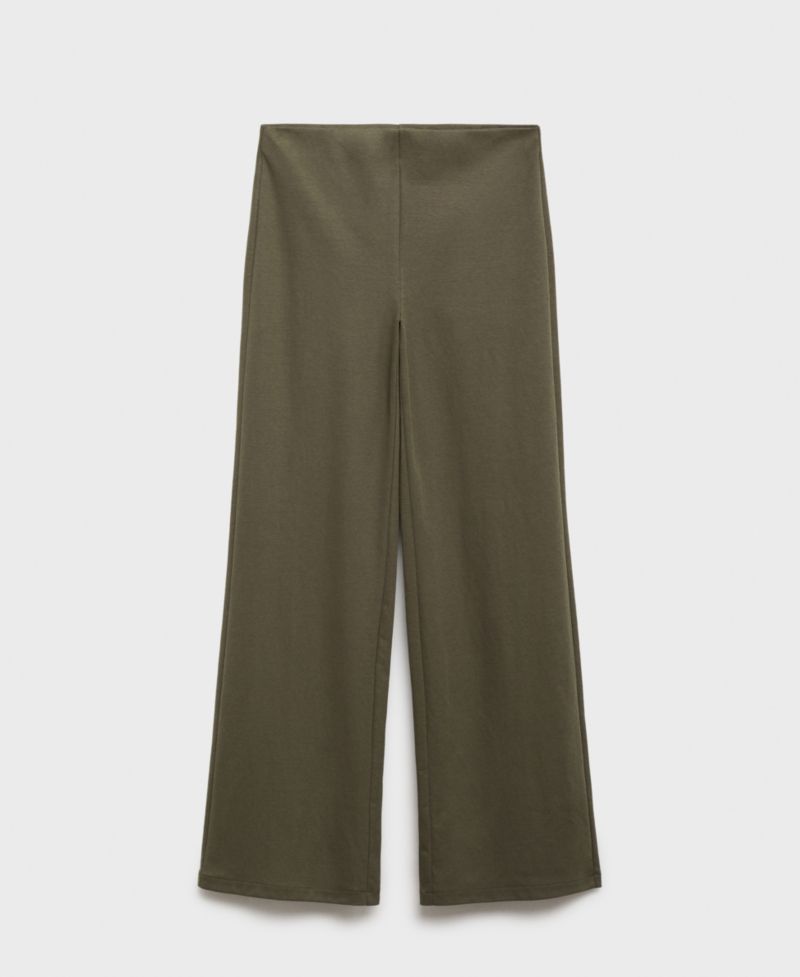 Women's Elastic Waist Straight-Fit Pants