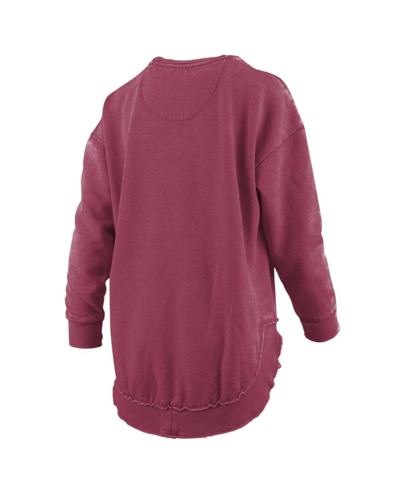 Women's South Carolina Gamecocks Blitz Fleece-Lined Dropped-Shoulder Crewneck Sweatshirt