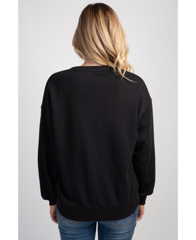 Maternity Nursing Drop-Shoulder Sweatshirt