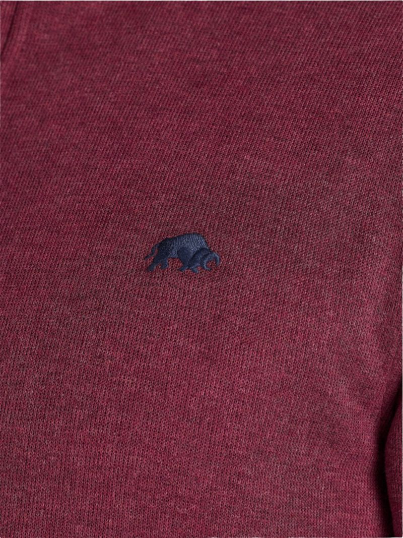 Men's Big & Tall French Rib Quarter Zip Classic-Fit Cotton-Blend Sweatshirt