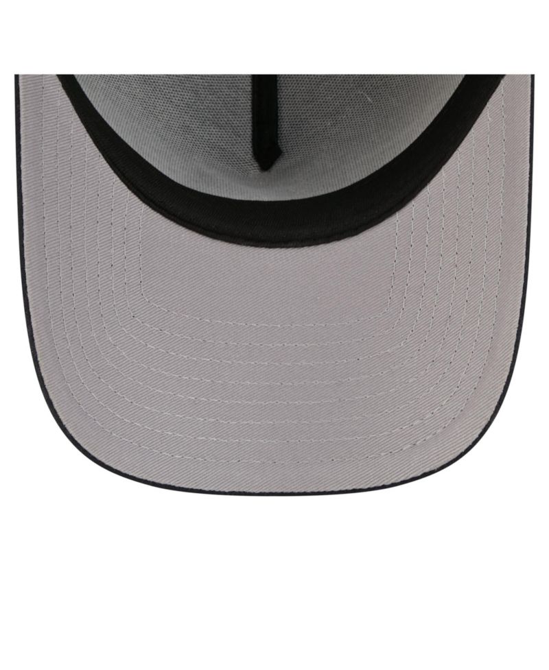 Men's Navy Atlanta Braves A-Frame 59FORTY Fitted Hat