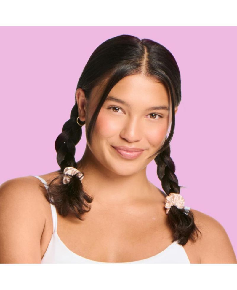 Slim Satin Hair Scrunchies Soft, No Breakage Scrunchies Perfect for Fine Hair and Bedtime Wear 6 Pack