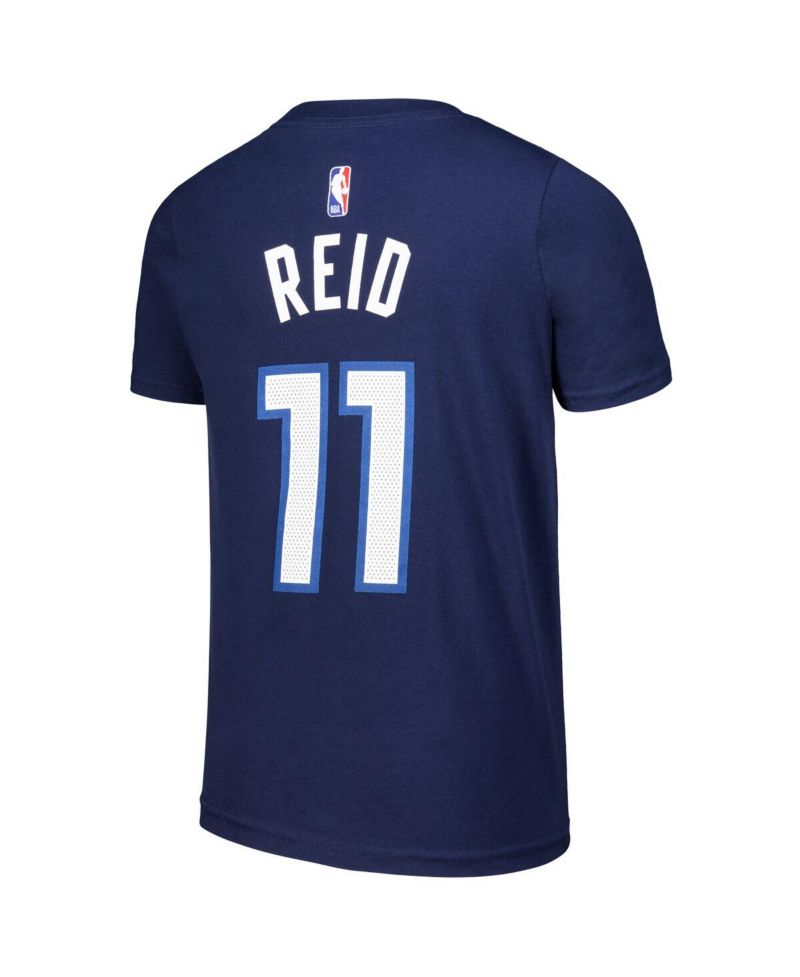 Big Boys and Girls Naz Reid Navy Minnesota Timberwolves Icon Edition Name & Number T-Shirt