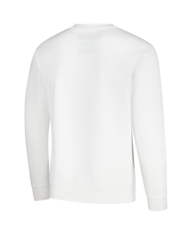 Men's x Bud Light White Miami Dolphins The Crest Pullover Sweatshirt
