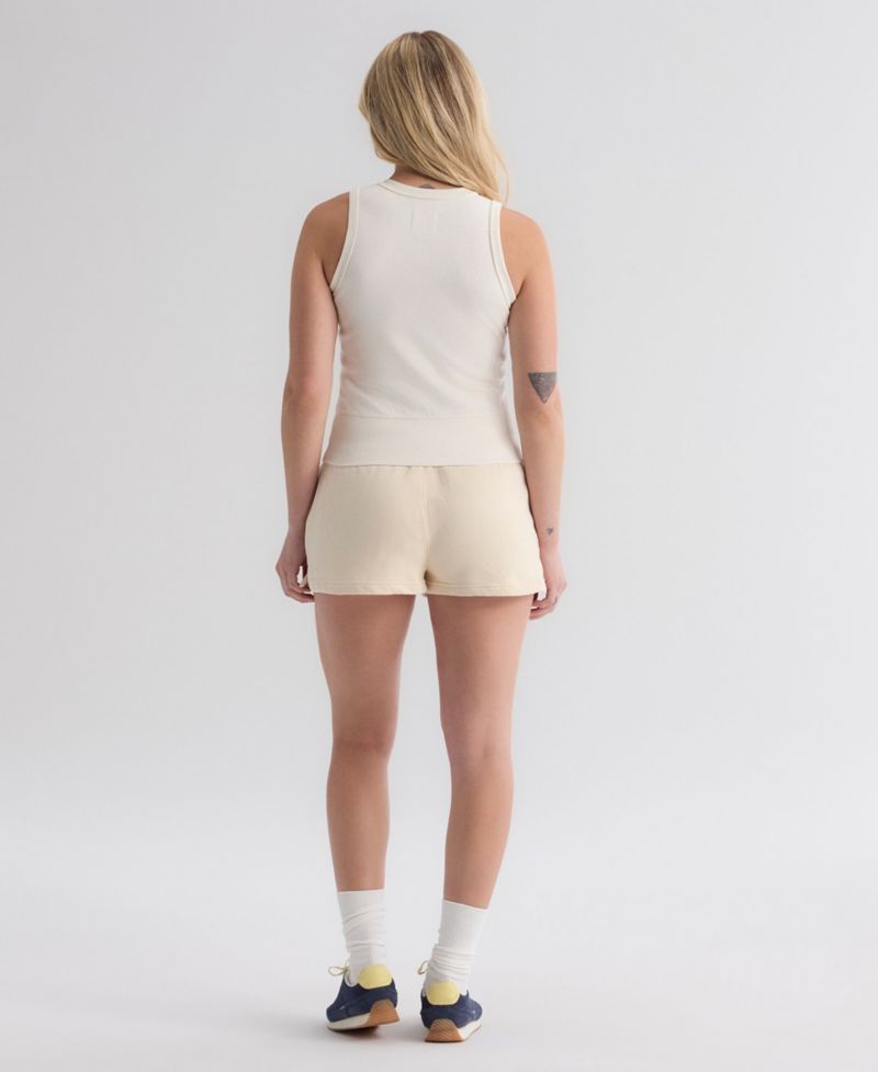 Women's Los Angeles Dodgers Iconic Ribbed-Knit Cropped Tank Top