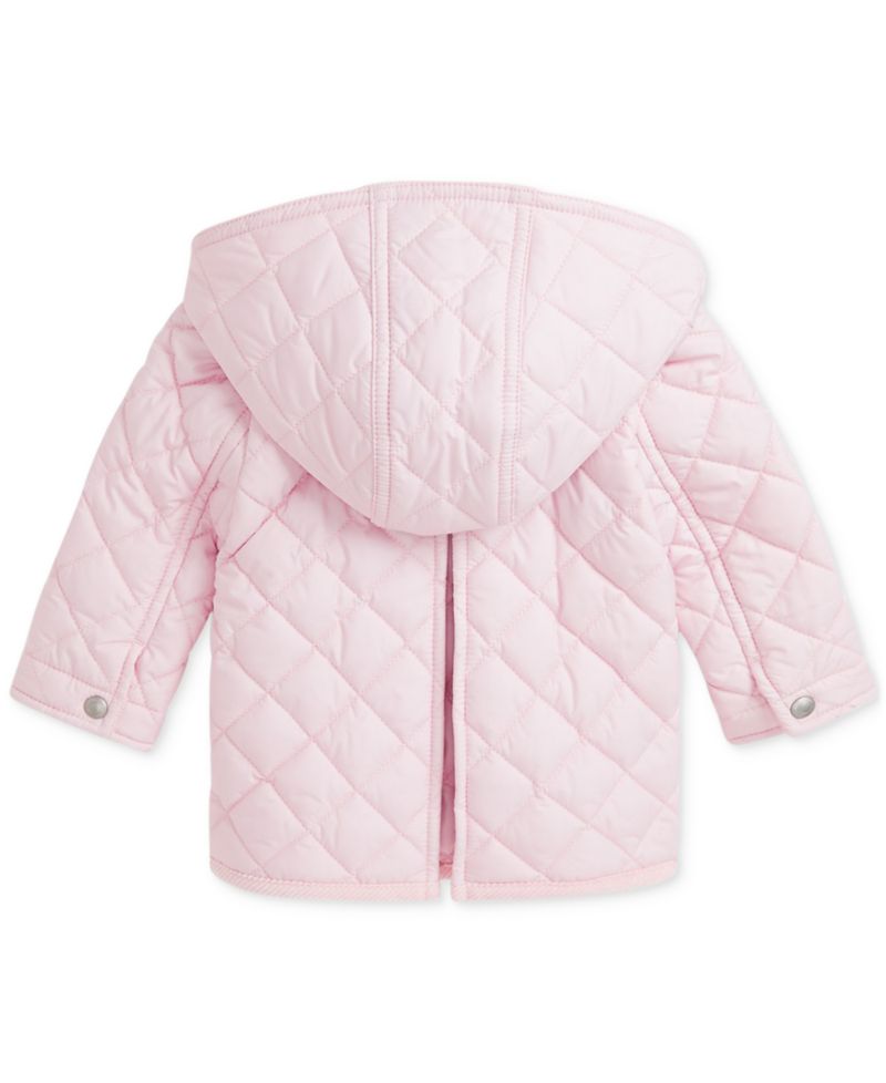 Baby Girls Quilted Hooded Coat