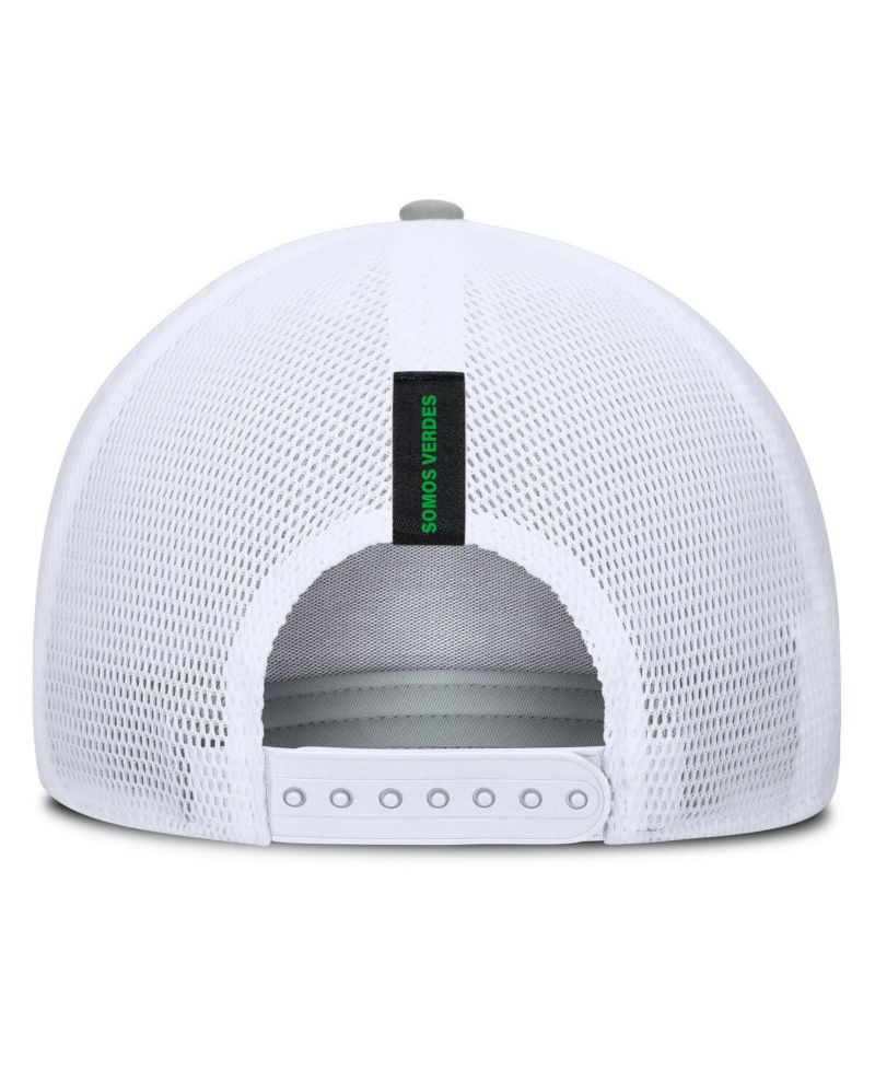 Men's Heather Gray Austin FC Low Block Trucker Adjustable Hat