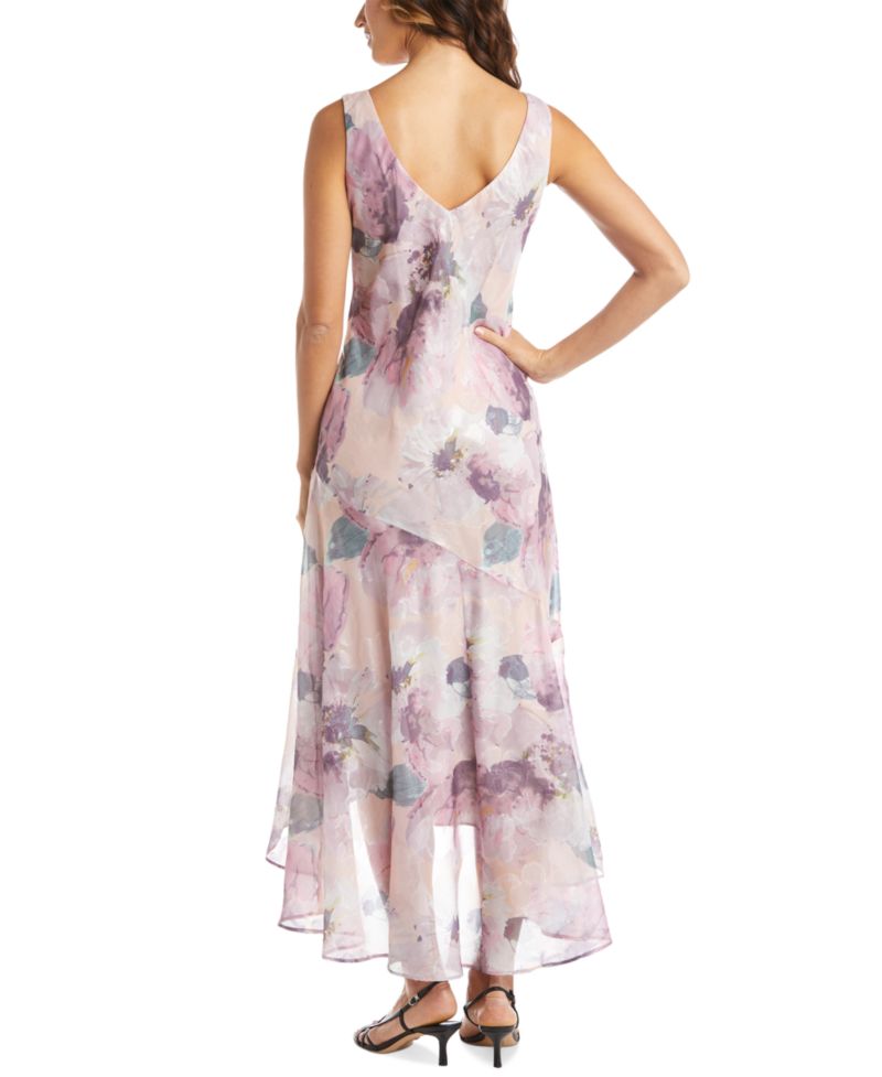 2-Pc. Floral-Print Jacket & Gown Set