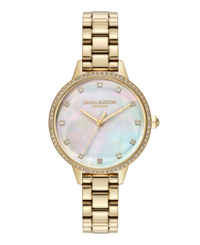 Women's Captivate Gold Tone Stainless Steel Bracelet Watch, 34mm