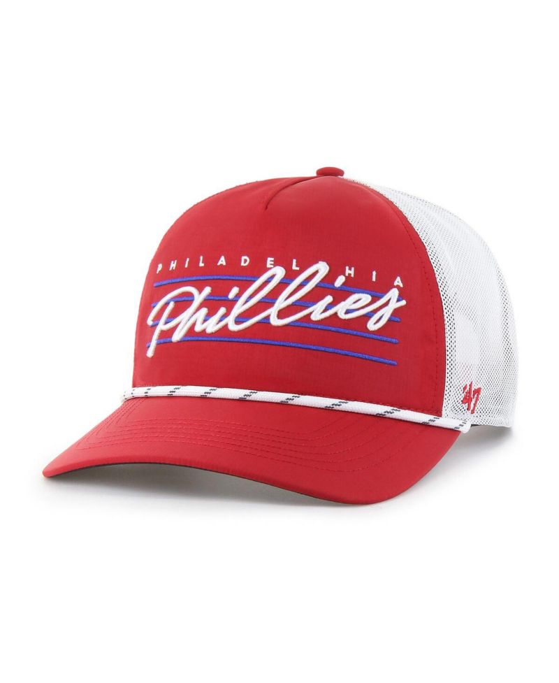 Men's Red Philadelphia Phillies Brrr Downburst Mesh Hitch Adjustable Hat