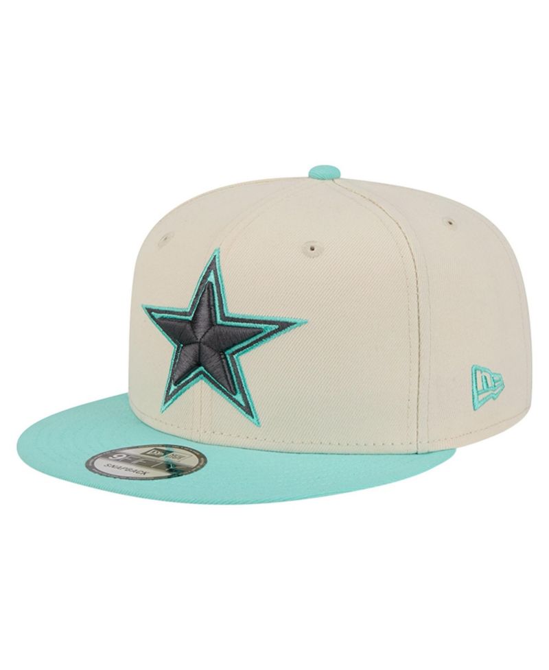 Men's Cream/Light Blue Dallas Cowboys Two-Tone Color Pack 9FIFTY Snapback Hat