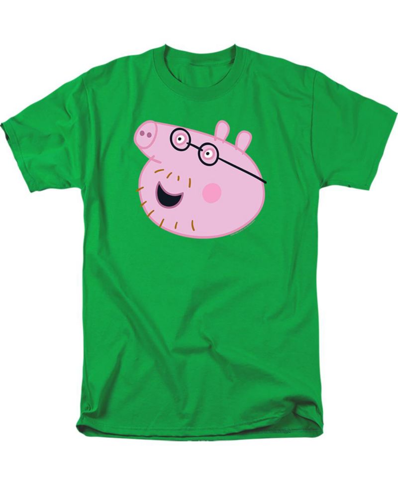 Men's Peppa Pig Daddy Pig Face T Shirt