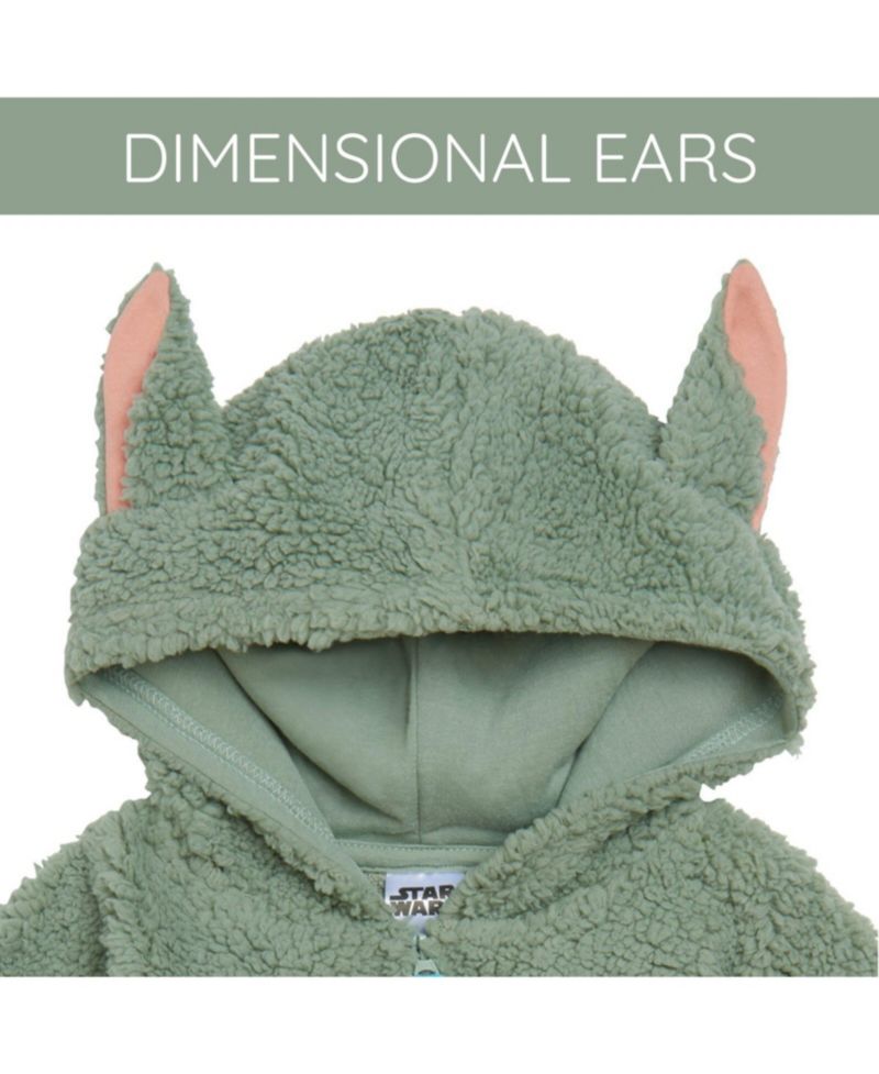 Baby Boys Boy's/Girl's (0-18 Months) Star Wars Grogu Cozy Sherpa Cosplay Hoodie