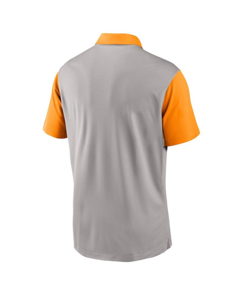 Men's Gray/Tennessee Orange Tennessee Volunteers Vapor Performance Polo Shirt