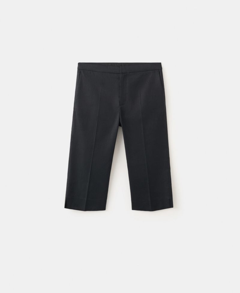 Women's Linen Capri Pants