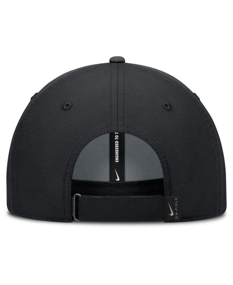 Men's Black Iowa Hawkeyes 2025 On-Field Gameday Club Adjustable Hat