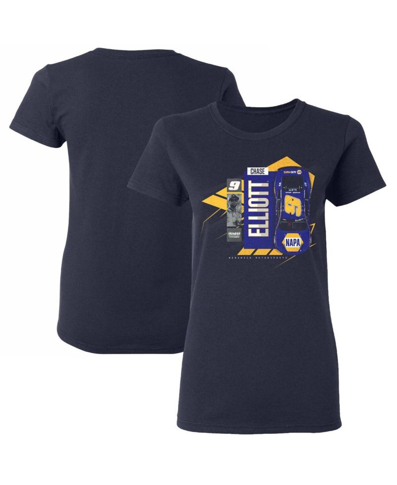 Women's Navy Chase Elliott NAPA Car T-Shirt