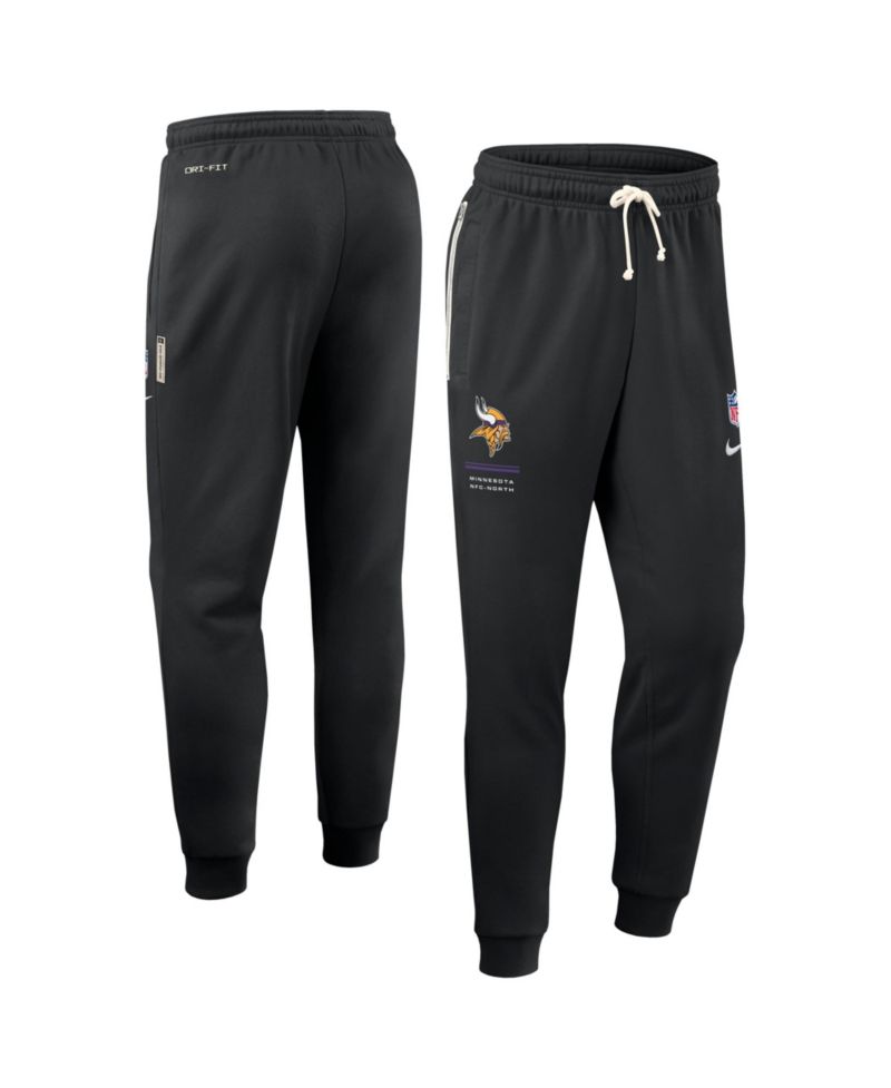 Men's Black Minnesota Vikings Sideline Standard Issue Dri-FIT Taper Pants