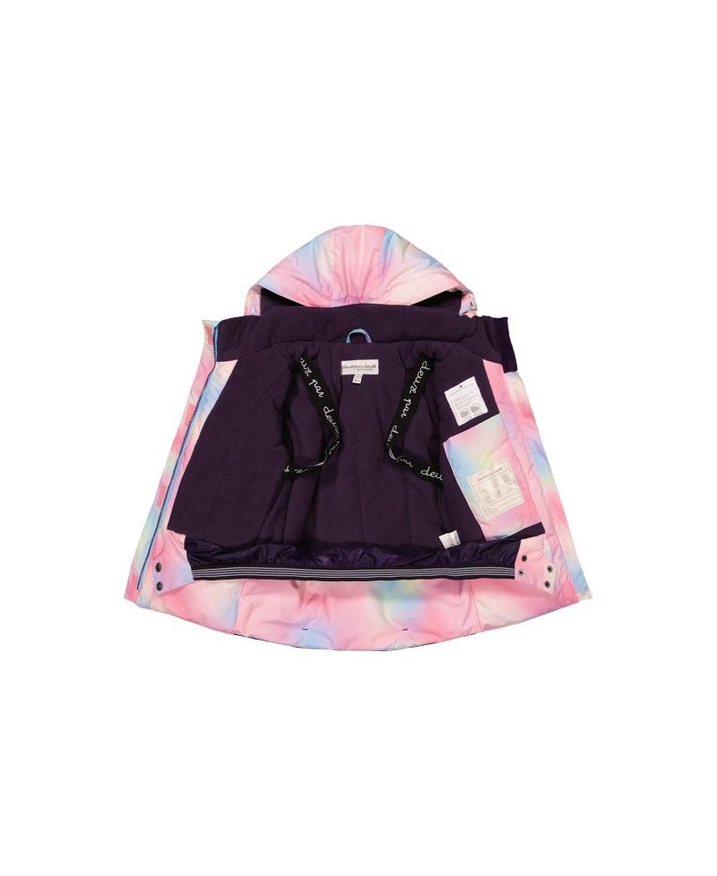 Big Girls Girl(6-14) Two Piece Play Snowsuit Multicolored with Unicorn Print Pants