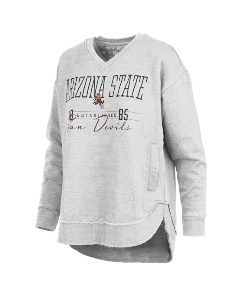 Women's Arizona State Sun Devils Marcus East Hall Poncho V-Neck Graphic Sweatshirt