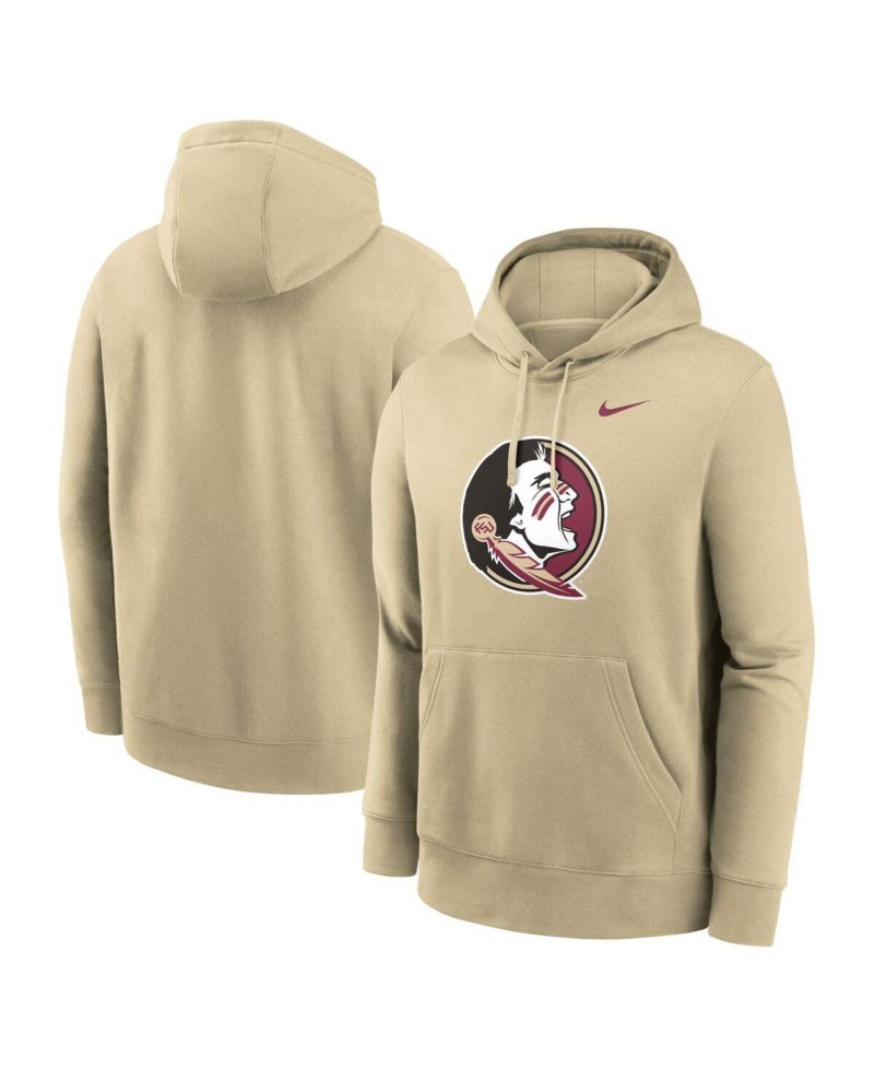 Men's Gold Florida State Seminoles Primetime Club Fleece Pullover Hoodie