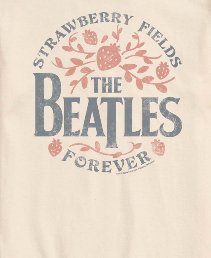 Men's The Beatles The Strawberry Fields Short-Sleeve Graphic T-Shirt