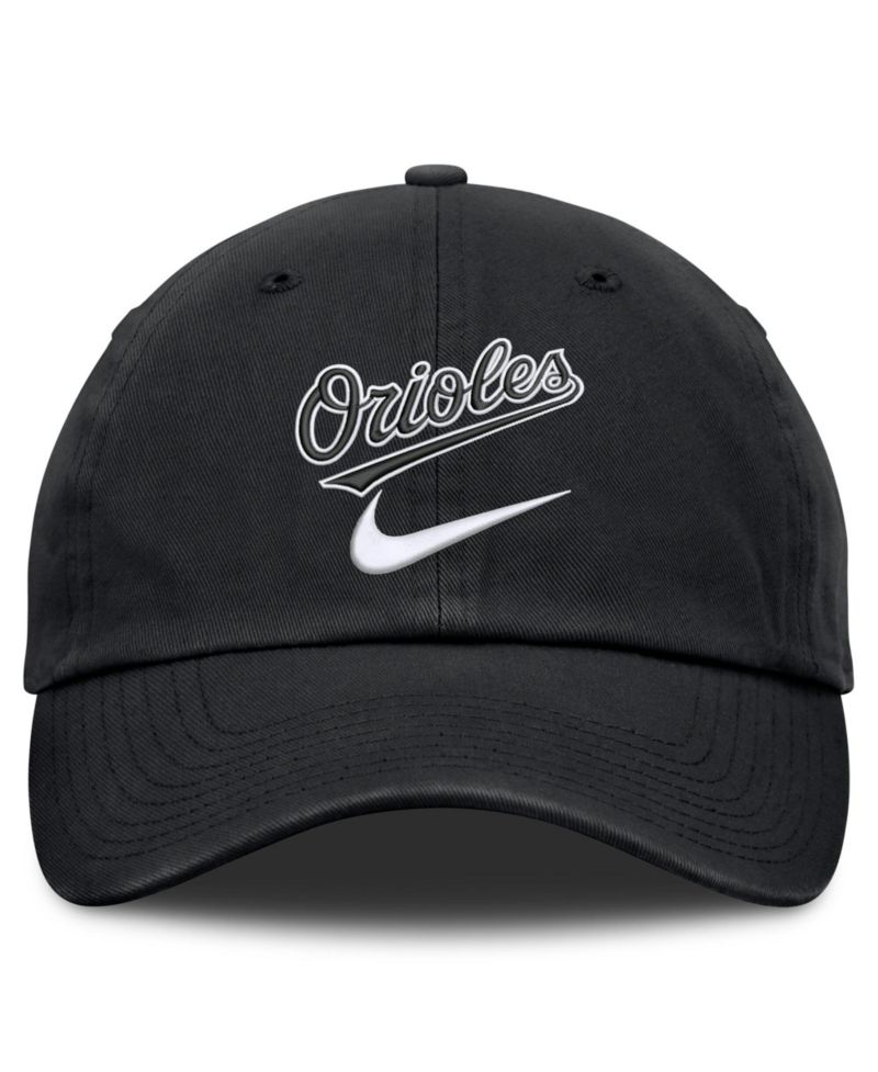 Men's Black Baltimore Orioles Primetime Club Adjustable Hat