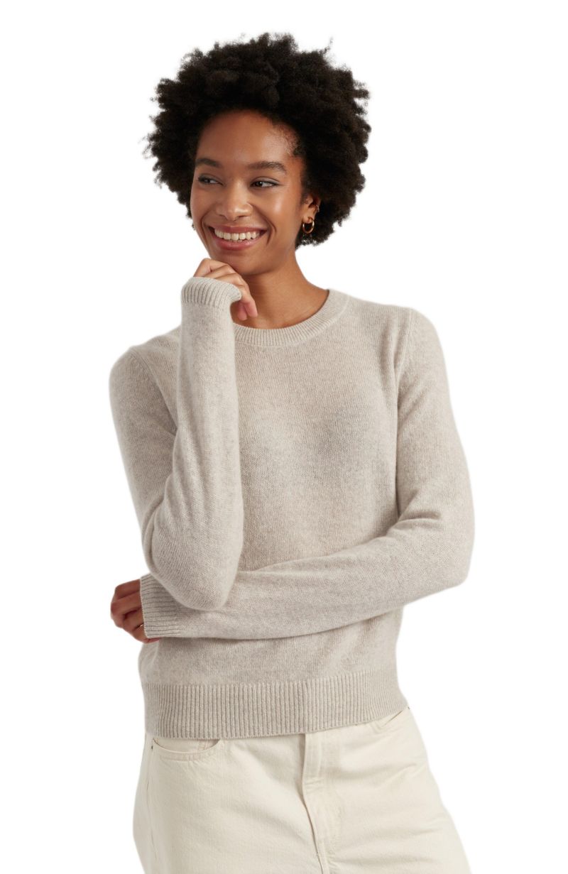 Women's Chinti and Parker Cloud Cashmere Cropped Pullover