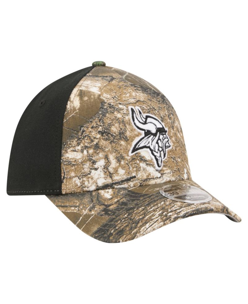 Minnesota Vikings Real Tree 39THIRTY Stretch Fit Baseball Cap